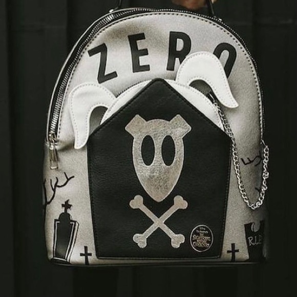 The Nightmare Before Christmas Zero Tombstone Mini Backpack with removable pouch - Picture 13 of 14